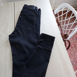 Levi's black mile high jeans